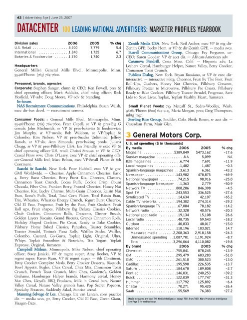 lna 2007 profiles Y rev1.qxp - Advertising Age