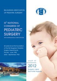 iii national congress of pediatric surgery