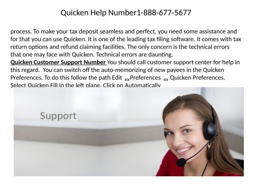 Help on Quicken update & upgrade1844-748-2888