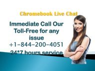 chromebook Live Chat +1-844-200-4051