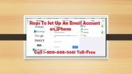 How to Set Up An Email Account on iPhone | Call 1-800-608-5461 Toll-Free