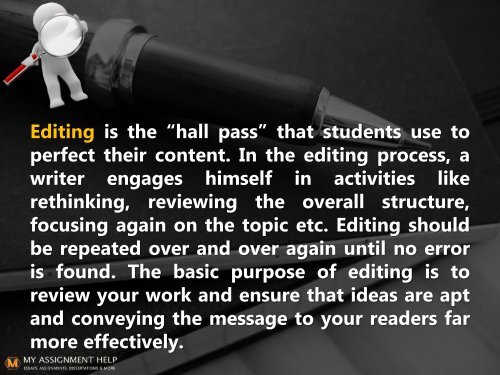 Editing and Proofreading Tips