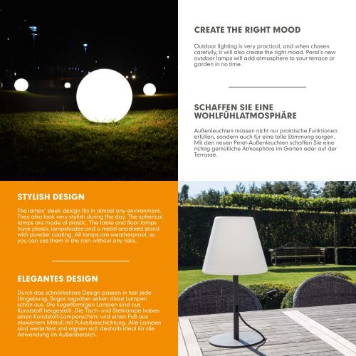 Outdoor Lighting / Stimmungsbeleuchtung