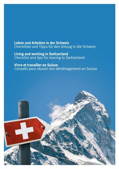 Checkliste Umzug in die Schweiz - Meldebox.de