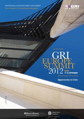 gri europe summit 2012 - Global Real Estate Institute