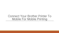 Connect Your Smartphone To Brother Printer