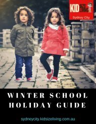 KSL Winter School Holiday Guide Sydney City