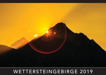 Foto Kalender Wetterstein 2019