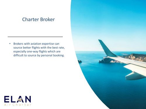 Charter Operators &amp; Charter Brokers