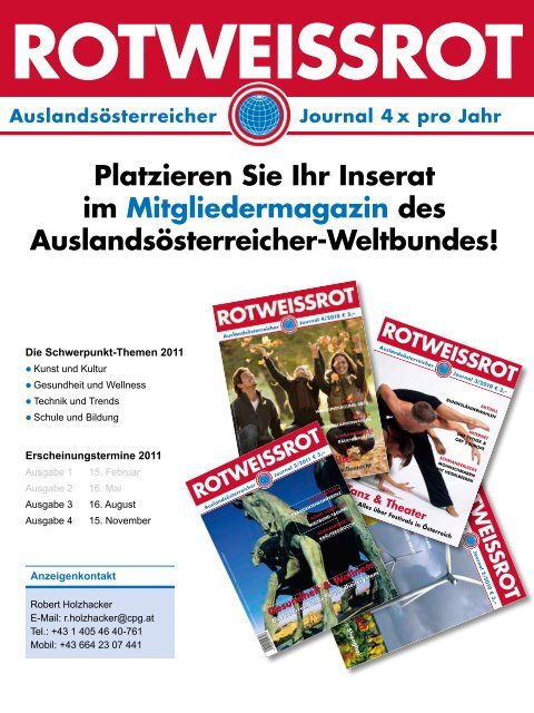 RotweissRot - Weltbund der Österreicher im Ausland