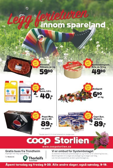 Coop Storlien_Sommerannonse uke 26