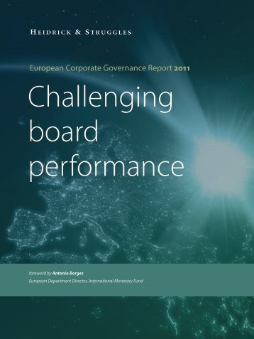 European Corporate Governance Report 2011 - Heidrick & Struggles