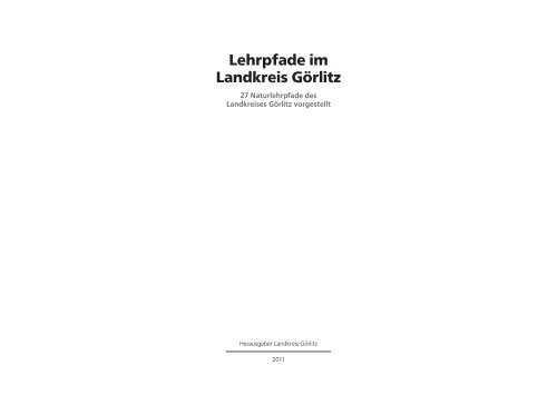 Lehrpfade im Landkreis Görlitz - Naturschutzzentrum "Zittauer ...