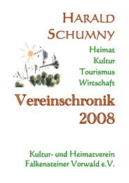 Vereinschronik Teil 3 - Kultur- und Heimatverein