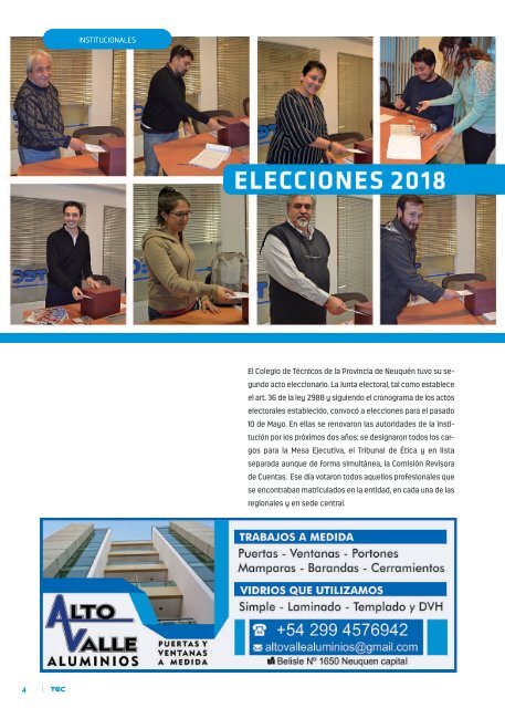 Revista Actualidad TEC  |  Junio 2018