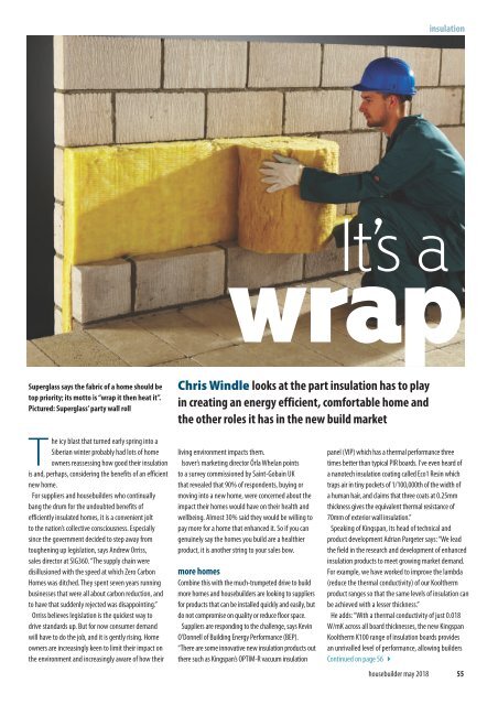 Housebuilder Magazine - It's a wrap