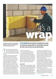 Insulation feature Housebuilder May