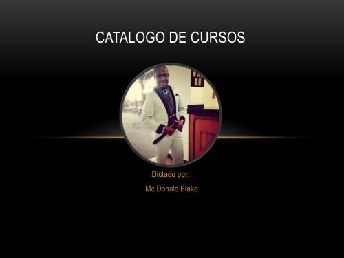 CATALOGO DE CURSOS