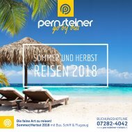 Neuer Reisekatalog - Sommer und Herbst Reisen 2018