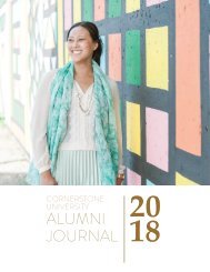 Cornerstone University Alumni Journal 2018