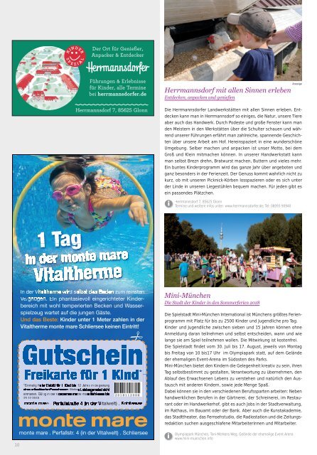 Zwergerl_Magazin Juli/August 2018