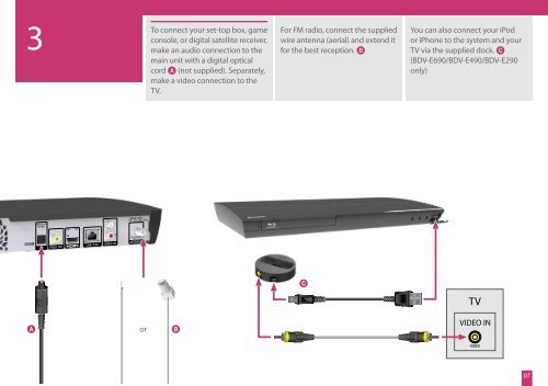 Sony BDV-E490 - BDV-E490 Guida di configurazione rapid Inglese