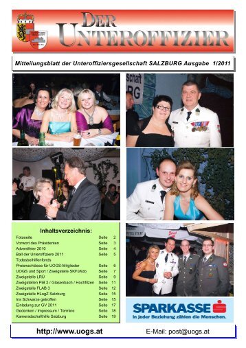 Zeitung 01/2011 - UOG - Salzburg