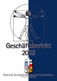 Geschäftsbericht 2002 - Kardinal Schwarzenberg'sches ...