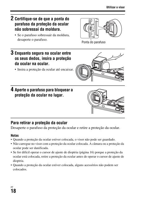 Sony DSC-RX1RM2 - DSC-RX1RM2 Mode d'emploi Portugais