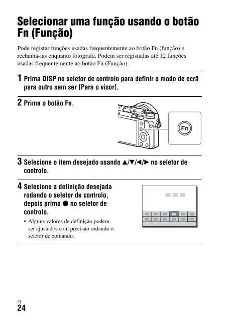 Sony DSC-RX1RM2 - DSC-RX1RM2 Mode d'emploi Portugais