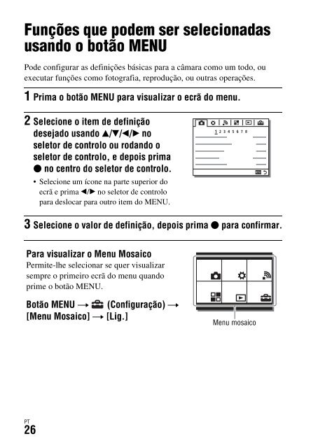 Sony DSC-RX1RM2 - DSC-RX1RM2 Mode d'emploi Portugais