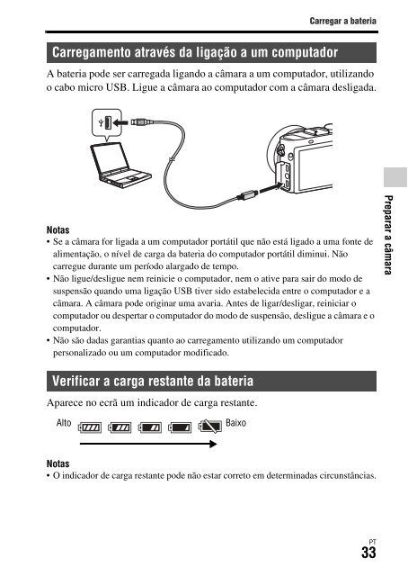 Sony DSC-RX1RM2 - DSC-RX1RM2 Mode d'emploi Portugais