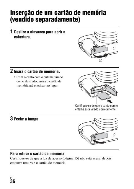 Sony DSC-RX1RM2 - DSC-RX1RM2 Mode d'emploi Portugais