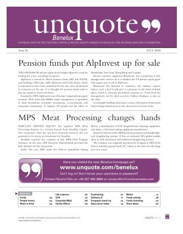 Pension funds put AlpInvest up for sale - Unquote