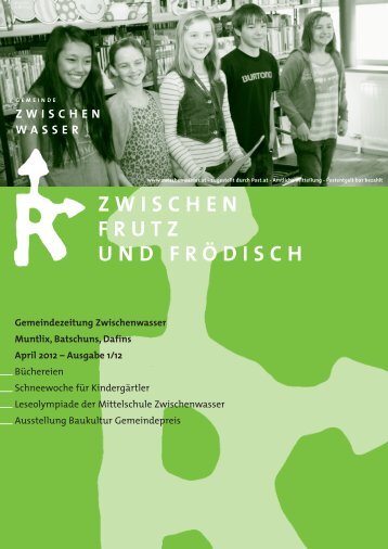 Gemeindezeitung April 2012 - Gemeinde Zwischenwasser