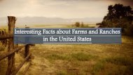 Interesting Facts about Farms and Ranches in the United States