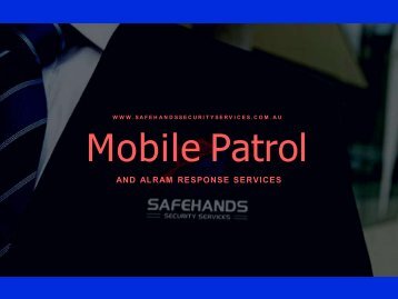 Mobile Patrols Security Services | SFHSS