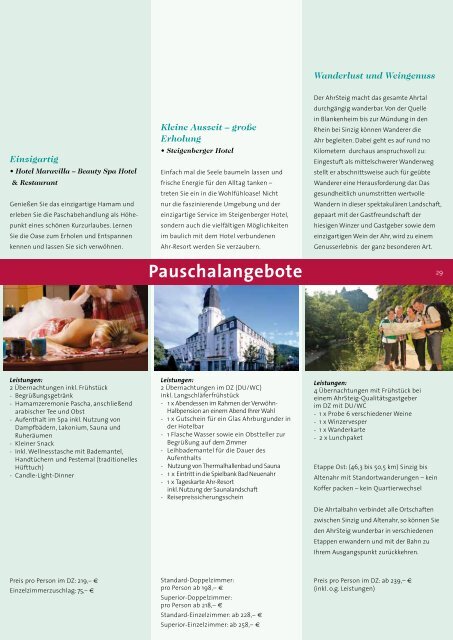 Gastgeberkatalog 2013 - Ahrtal-Tourismus Bad Neuenahr-Ahrweiler ...