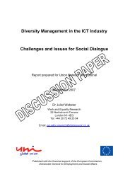 Diversity Management in the ICT Industry ... - UNI Global Union