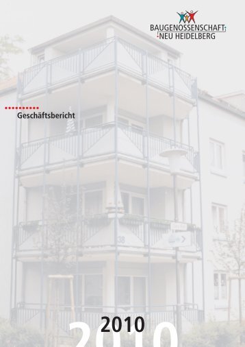 Jahresabschluss - Baugenossenschaft Neu Heidelberg eG