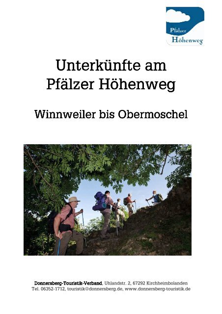 Unterkünfte am Höhenweg Donnersbergkreis