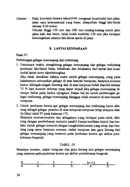 Peraturan-peraturan untuk Merencanakan Jembatan Konstruksi Baja