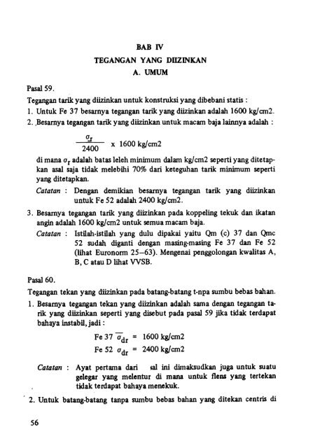 Peraturan-peraturan untuk Merencanakan Jembatan Konstruksi Baja