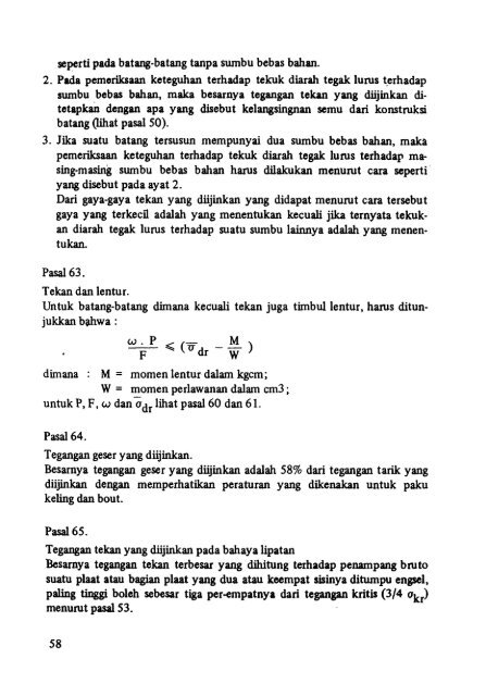 Peraturan-peraturan untuk Merencanakan Jembatan Konstruksi Baja