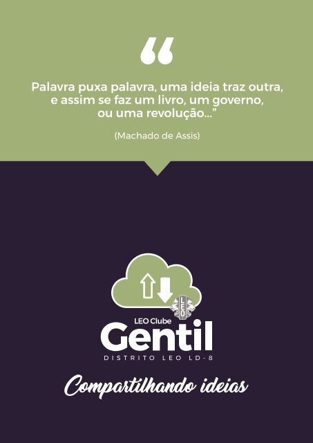 LEO Clube Gentil 2018 - Compartilhando ideias