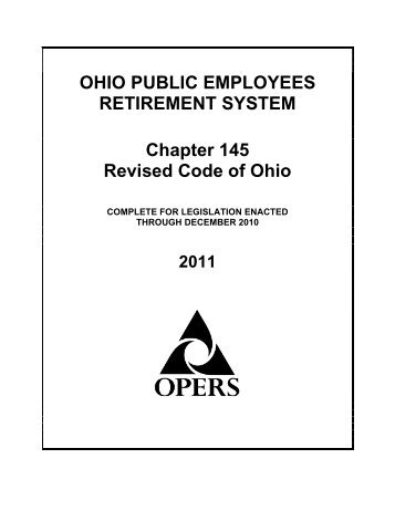 OHIO PUBLIC EMPLOYEES RETIREMENT SYSTEM ... - OPERS
