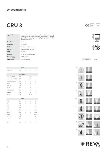 REVA ARQ Catalogue 2018