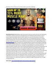 Max Robust Xtreme: Build Strong Muscle & Increase Strength!