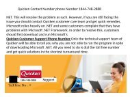 Quicken software support Phone Number  1844-748-2888