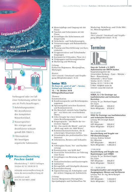 AB Archiv des Badewesens Juli 2018